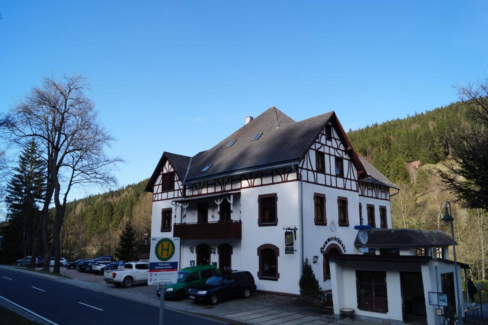Gasthof Und Pension Hammerschaenke Wildenthal ภายนอก รูปภาพ
